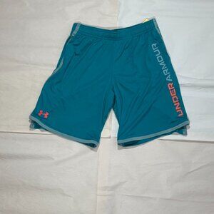 Under Armour Stunt Short Boys Loose Fit Green Size LG NWT
